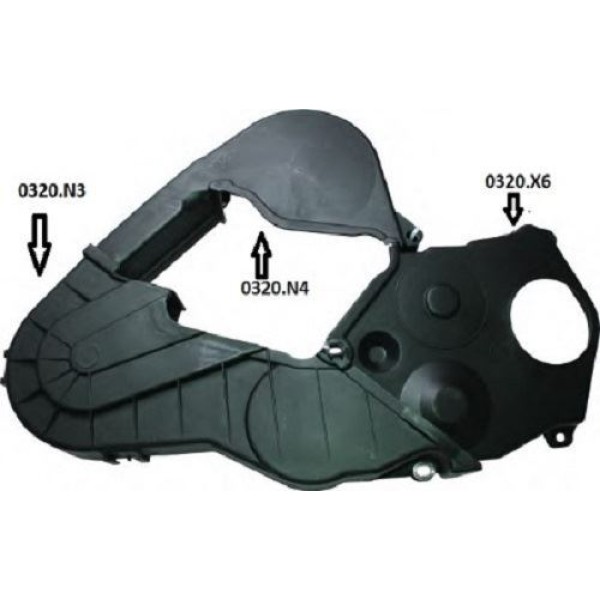 AFT EG945211 EKSANTRIK KAPAK 3 LU KAPAK SET PARTNER II -BERLINGO II 1.9 DW8 