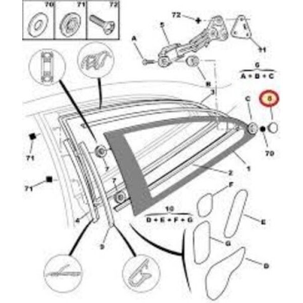 AFT KAP45220 KELEBEK CAM BAGLANTI SOMUNU PARTNER II-BERLINGO II-PARTNER T 