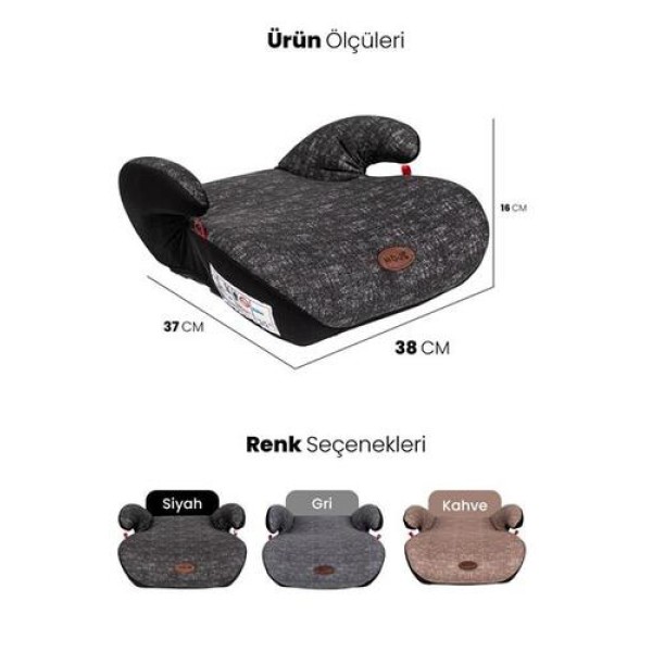 AFT G BEBEK KOLTUK YUKSELTICI BODSTER GRI YAS GRUP II-III/15-36 KG 