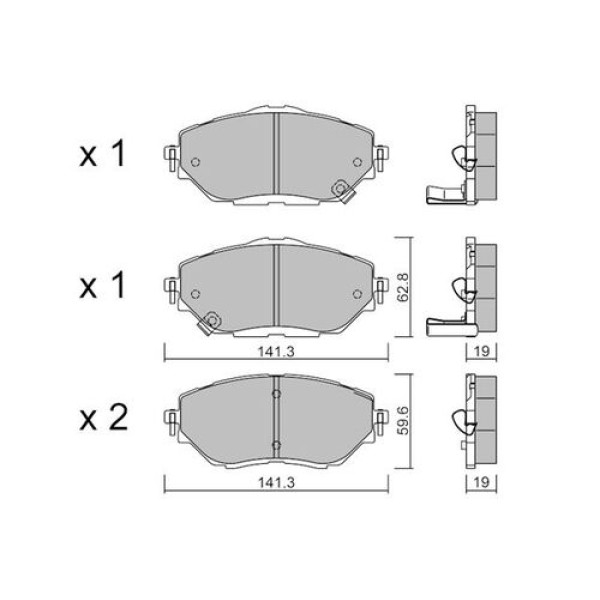 AISIN BPTO1027 FREN BALATASI CHR 1.2T 1.8HBRT 16> ON 