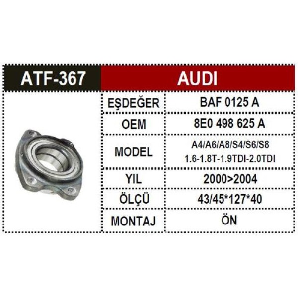 ATF 367 VW A4 A6 PASSAT 95 PORYA 8E0498625B 