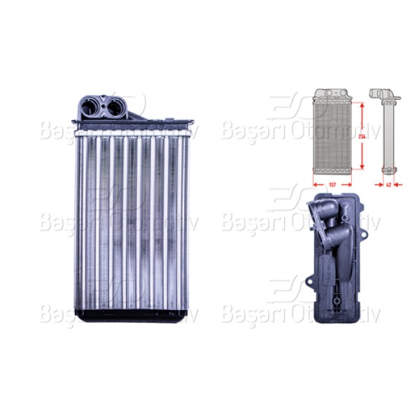 AUTOLUX 6448.J8 KALORIFER RADYATORU MEKANIK MT-AT 234X157X42 MM 