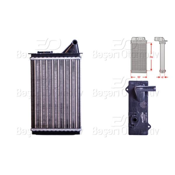 AUTOLUX 7754055 KALORIFER RADYATORU MEKANIK 216X157 MM 