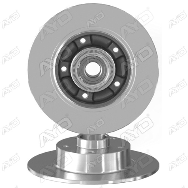 AYD 50763B FREN DISKI ARKA RULMANLI 260MM RENAULT MEGANE III-SCENIC III 08> 