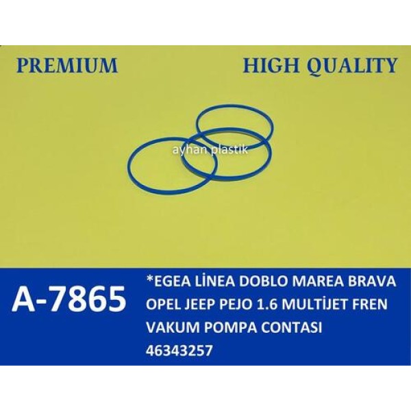 AYHAN A7865 FREN VAKUM POMPA CONTASI EGEA-LINEA-DOBLO-MAREA-BRAVA-OPEL-JEEP-PEJO 1.6 MULTIJET 