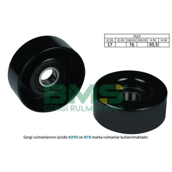 BMS 104 ALTERNATOR GERGI RULMANI FIESTA V MONDEO S MATANSIT 1.8 16V 2.0 16V 2.3 2.3 16V 00> 