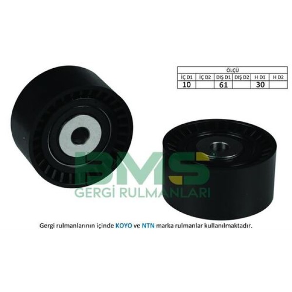 BMS 438 TRIGER RULMANI P208 P206 (T3E) PLUS P207 C3 III DS3 DV4C P308 P301 PARTNER TEPE P4008 P3008 P508 P308 II P2008 P5008 C ELYSEE DS5 BERLINGO III JUMPY III EXPERT III C3 PICASSO C4 CACTUS C5 III C4 DV6C DV6DTED (1.6HDI 8V) OLCU (D.C 61. G 30) 