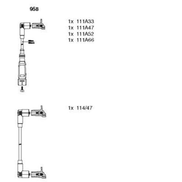 BREMI 958 BUJI KABLO TAKIMI VW 1.6 POLO AEE.ALM 