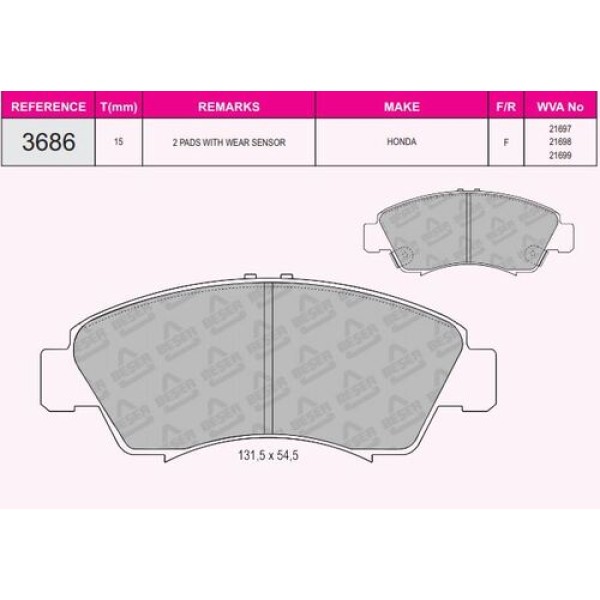 BESER 3686 ON BALATA CIVIC-JAZZ 91-08 