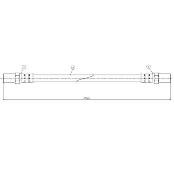 CAVO C800234A FREN HORTUMU ARKA SAMARA 85 