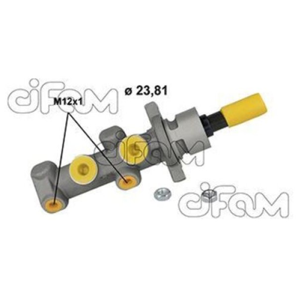 CIFAM 202426 FREN ANA MERKEZI P307 1.6HDI-1.6 16V-2.0 16V 00 C4 1.6HDI-1.6 16V-2.0 16V 04 23.81MM 