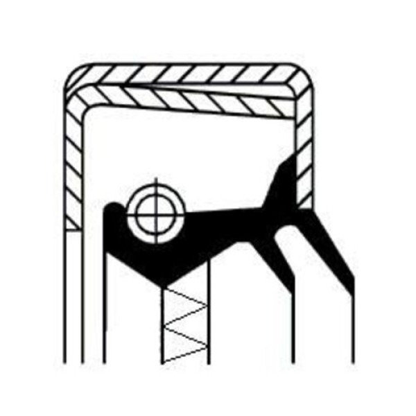 CORTECO 12015758B PORYA KECESI ON LKW DAF 65 