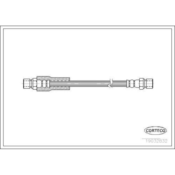 CORTECO 19032832 FREN HORTUMU ON G-CLASS W460 82>92 W461 93>01 