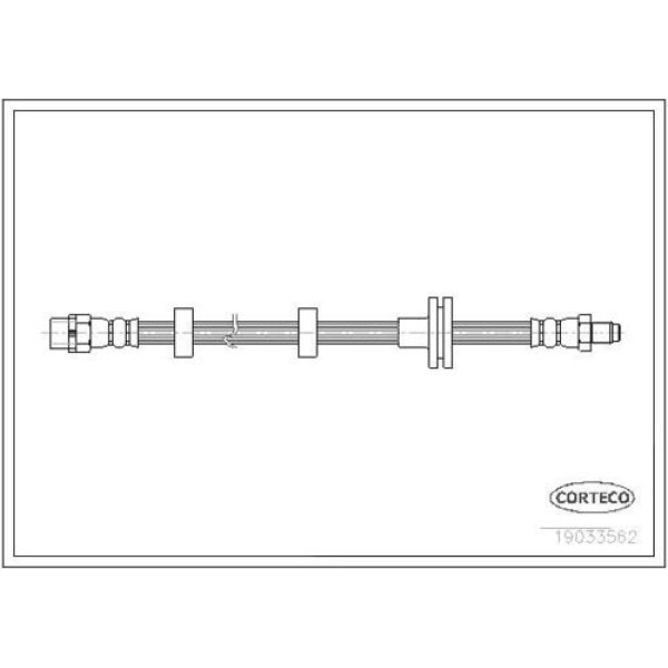 CORTECO 19033562 FREN HORTUMU ON RANGE ROVER 02-09 4.4 V8 BENZIN 