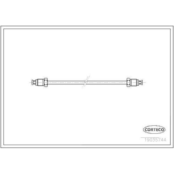 CORTECO 19035744 FREN HORTUMU ARKA VARIO SPRINTER 905 00>05 