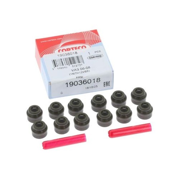 CORTECO 19036018 SUBAP LASTIGI TAKIM 6MM 12 ADET 