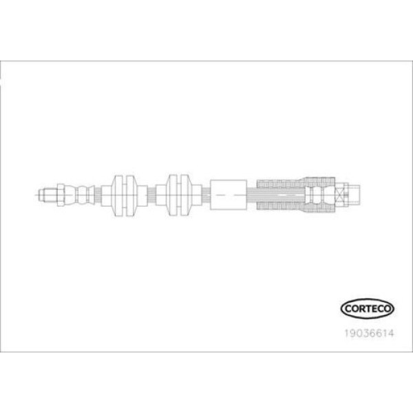 CORTECO 19036614 FREN HORTUMU ON BMW E84 09> 