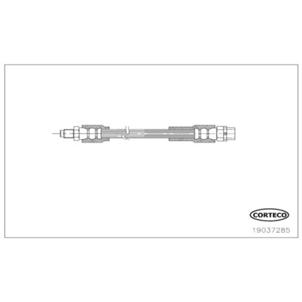 CORTECO 19037285 ARKA FREN HORTUMU X3 F24 