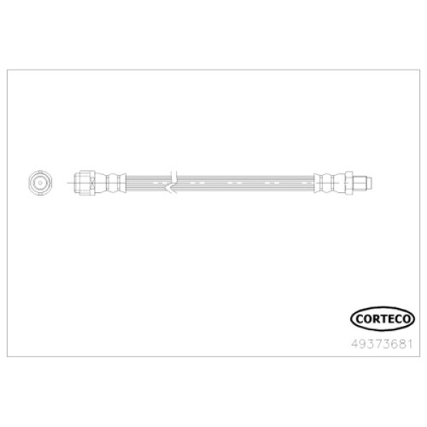 CORTECO 49373681 FREN HORTUMU ON X218 12>17 C218 11>17 W212 09>15 S212 09>15 