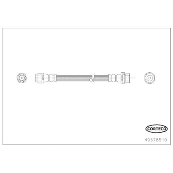 CORTECO 49378510 ARKA FREN HORTUMU SAG BMW E70 E71 F15 F15 