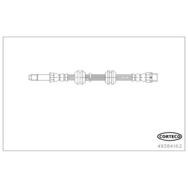 CORTECO 49384162 FREN HORTUMU ARKA SAG SOL 455MM 