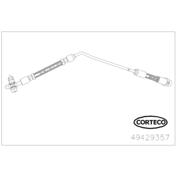 CORTECO 49429357 FREN HORTUMU ARKA SAG BMW E52 