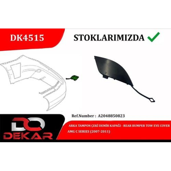 DEKAR 4515 ARKA TAMPON CEKI DEMIR KAPAGI AMG C 2007-2011 