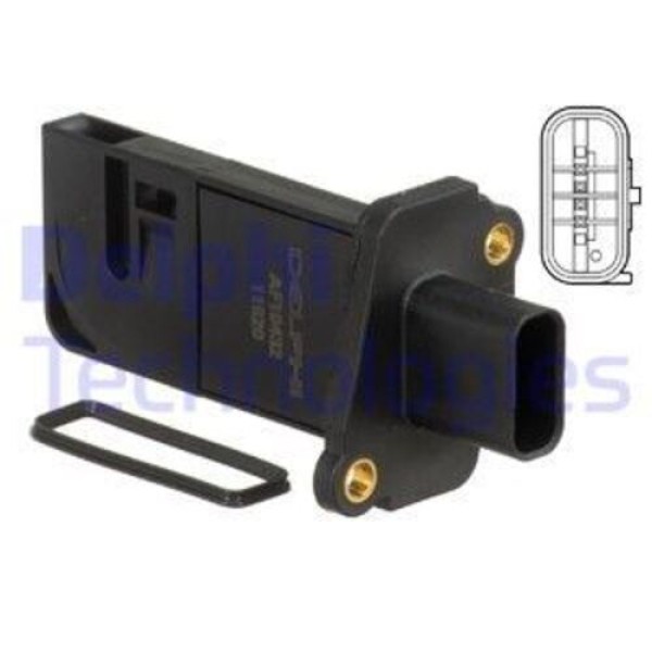 DELPHI 12B1 HAVA DEBIMETRESI TRANSIT V347 V363 CUSTOM 2.2TDCI 155PS BOXER III JUMPER III 2.2HDI C81 C95 C110 FIESTA VI MONDEO IV SMAB MA1.6TDCI 08> MUSTANG 2.0 V8 32V 15> 