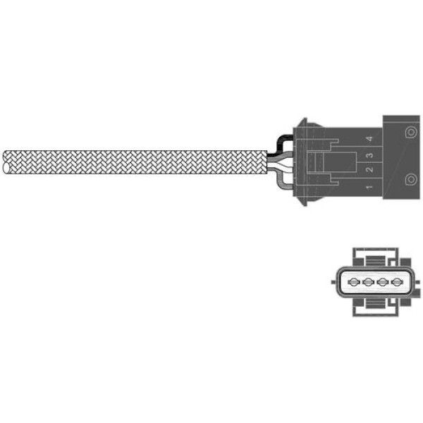 DELPHI 12B1 OKSIJEN SENSORU VOLVO C70. S70. V70 98 > 01 