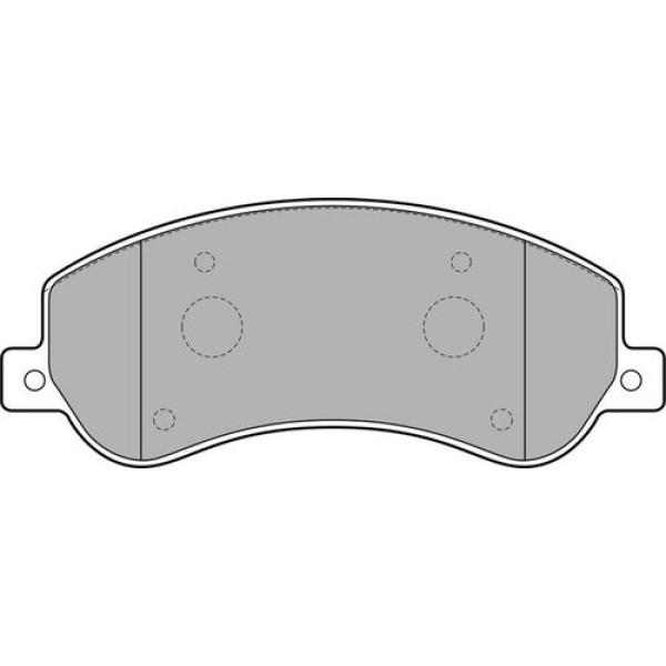 DELPHI LP2257 FREN BALATASI ON MERCEDES CLA 117 SERIES VW AMAROK 10 