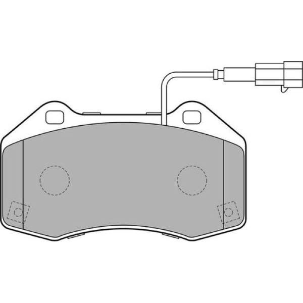 DELPHI LP2280 FREN BALATASI ON ALFA ROMEO MITO FIAT PUNTO EVO 01 10 