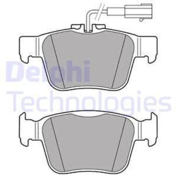 DELPHI LP3311 FREN BALATASI ARKA GIULIA 15 > STELVIO 16 > MASERATI GHIBLI 2WD 6 PISTON 16> MASERATI LEVANTE 3.0 06 16> 