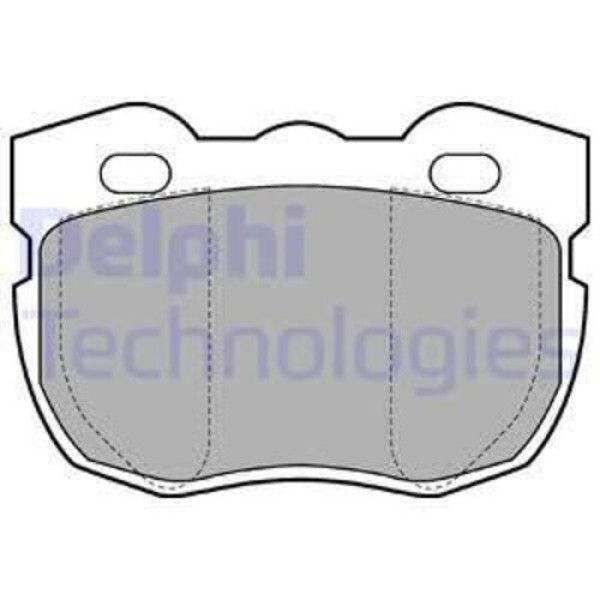 DELPHI LP599 FREN BALATASI ON DISCOVERY 1 RANGE ROVER CLASSIC 