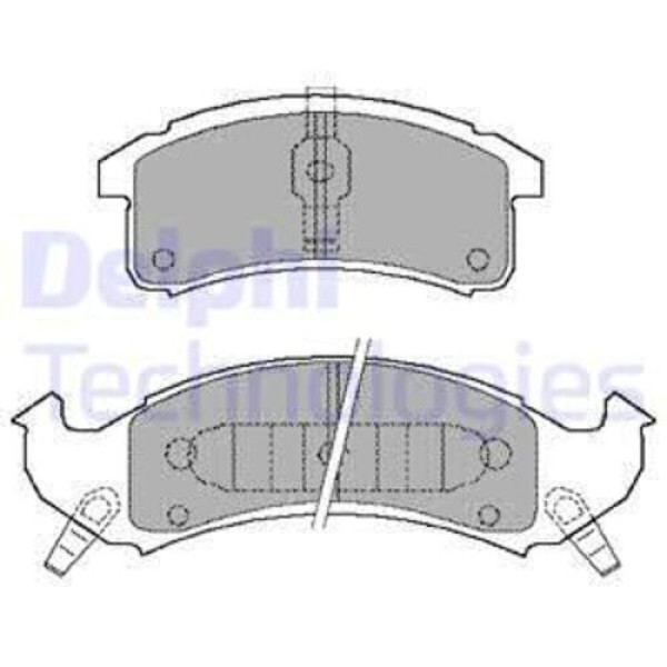 DELPHI LP897 FREN BALATASI ON BUICK PARK AVENUE. RIVIERA CADILLAC ALLANTE. DEVILLE. ELDORADO. FLEETWOOD. SEVILL 