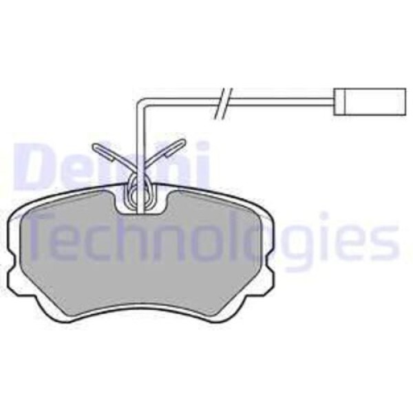 DELPHI LP900 FREN BALATASI ON ALFA ROMEO 33 86>95 
