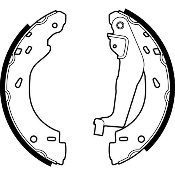 DELPHI LS1910 FREN PABUCU ARKA SMART CITY-CABRIO. CITY-COUPE. CROSSBLADE. FORTWO. ROADSTER 04 98 