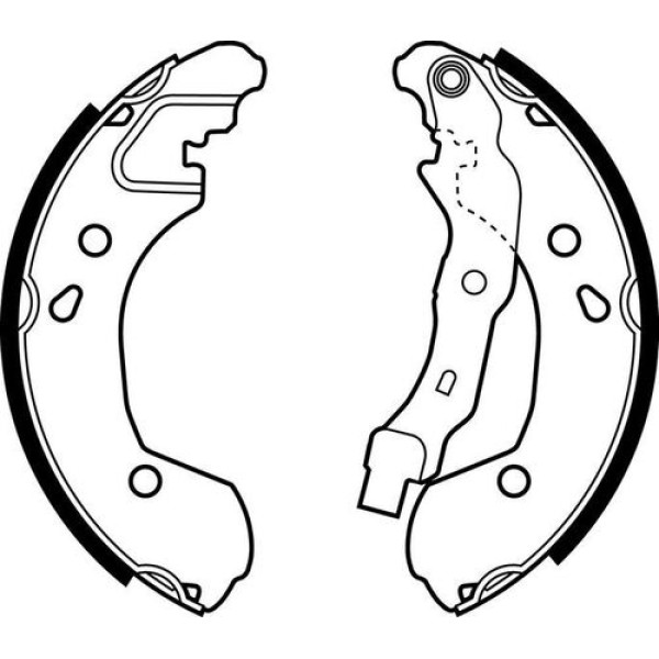 DELPHI LS1965 FREN PABUCU ARKA NISSAN MICRA. MICRA C C. NOTE RENAULT CLIO. MODUS 11 02 