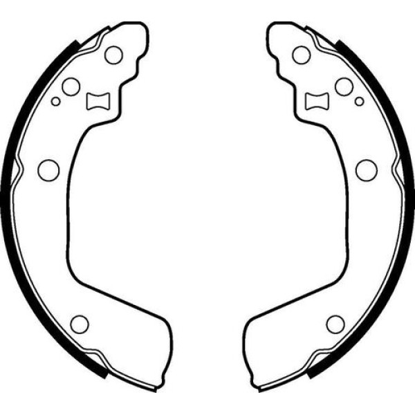 DELPHI LS2046 FREN PABUCU ARKA SUZUKI SWIFT III 05 