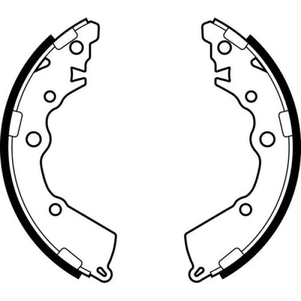 DELPHI LS2068 ARKA FREN BALATASI PABUC KIA PICANTO 2011> 
