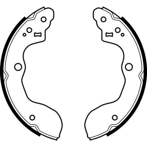 DELPHI LS2071 FREN PABUCU ARKA SUZUKI SX4 06 06 