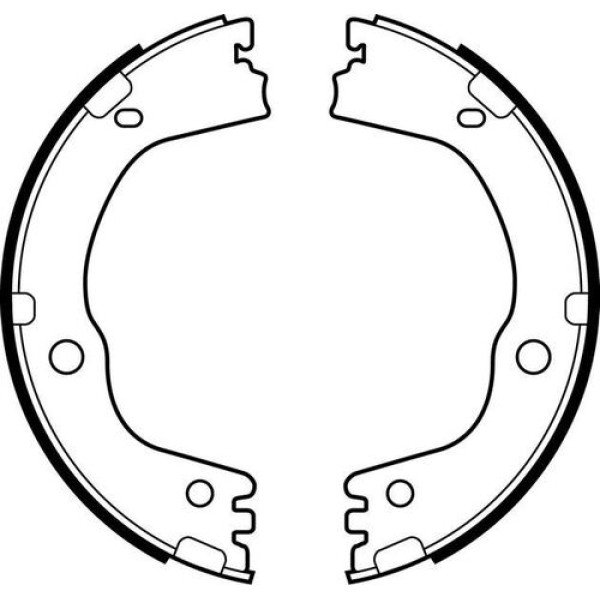 DELPHI LS2081 FREN PABUCU EL FRENI HYUNDAI SANTA FE 2.4 01.09 - HYUNDAI SANTA FE 2.0D 12.10 - HYUNDAI SANTA FE 2.2 