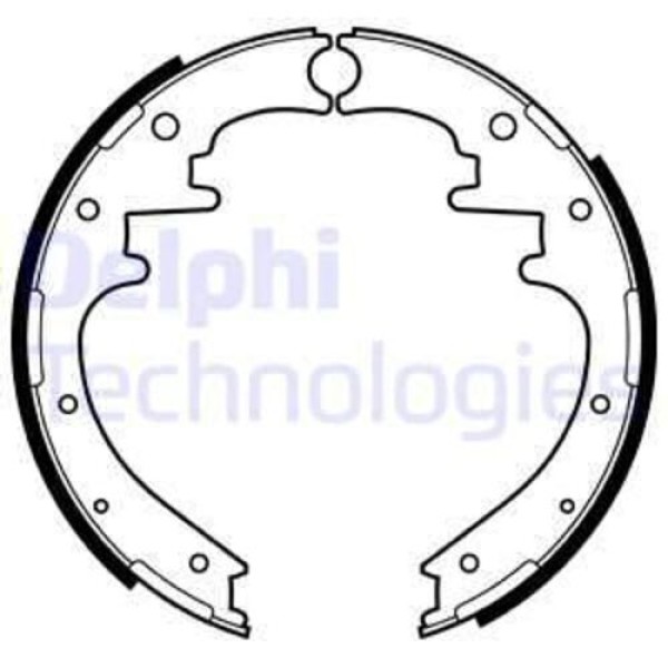 DELPHI LS2160 ARKA FREN BALATASI PABUC RANGER 06>11 4×44×2 MAZDA BT50 06>11 