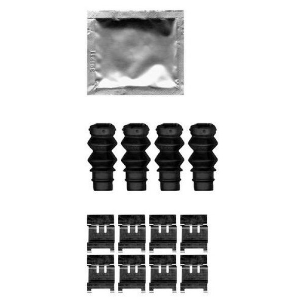 DELPHI LX0631 FREN BALATA MONTAJ TAKIMI ON MERCEDES CLK C209 01 05 05 09 