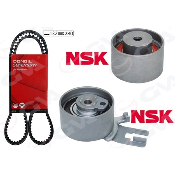 DONGIL KIT132RU28 EKSANTRIK GERGI KITI 132X280 VOLVO C30 C70 S60 S80 V70 XC60 XC70 XC90 2.4TDI 20V K015580XS 