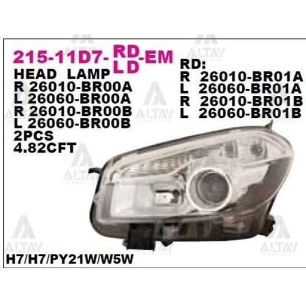 DEPO 21511D7RLDEM ON FAR SAG NISSAN QASHQAI 10>12 