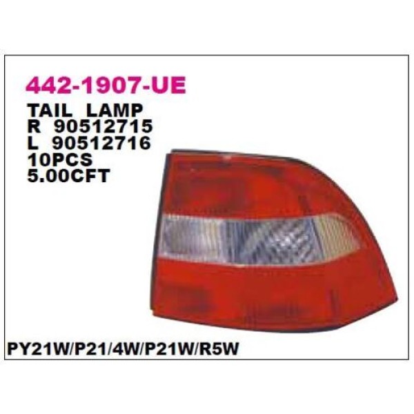 DEPO 4421907R4UE STOP LAMBASI SAG VECTRA B 95 