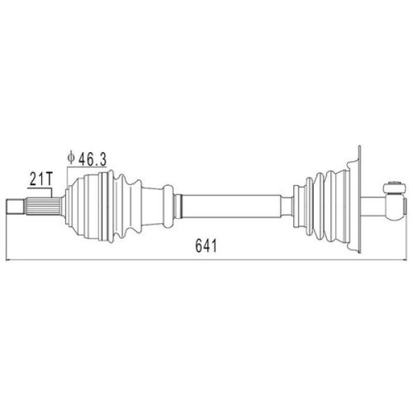 ECOFIX KRL0074ECF ON AKS R19 1.7 SOL KOMPLE 