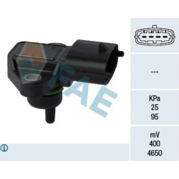 FAE 15126 MAP SENSORU ACCENT ERA 1.5 CRDI 2006 > CERATO 1.5 CRDI 2006 > RIO 1.5 CRDI 2006 > 