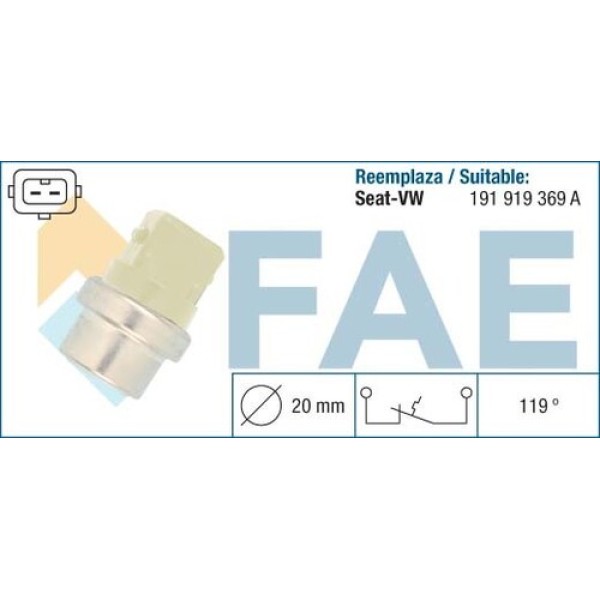 FAE 35310 FAN MUSURU AUDI A3 97> 