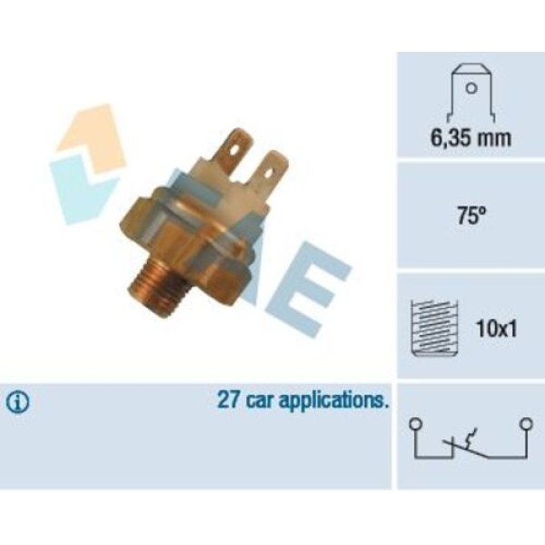 FAE 35450 FAN MUSURU FELICIA GOLF IV PASSAT POLO FELICIA CADDY PICK UP 